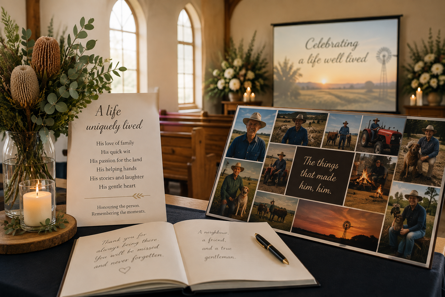 Read more about the article The Things That Tell Their Story: What Can You Actually Personalise at a Funeral?